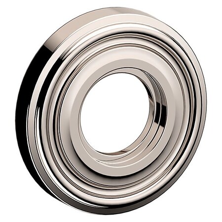 Baldwin Dummy Pair Rosettes Lifetime Bright Nickel 5010.055.FD